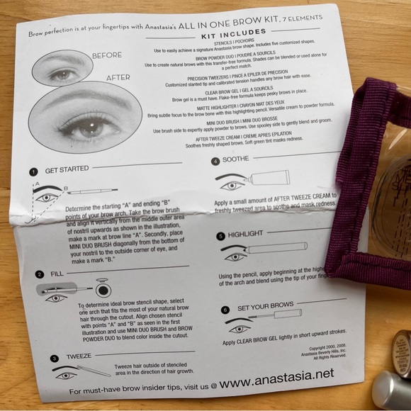 ANASTASIA Beverly Hills ALL IN ONE Brow Kit - Picture 2 of 9